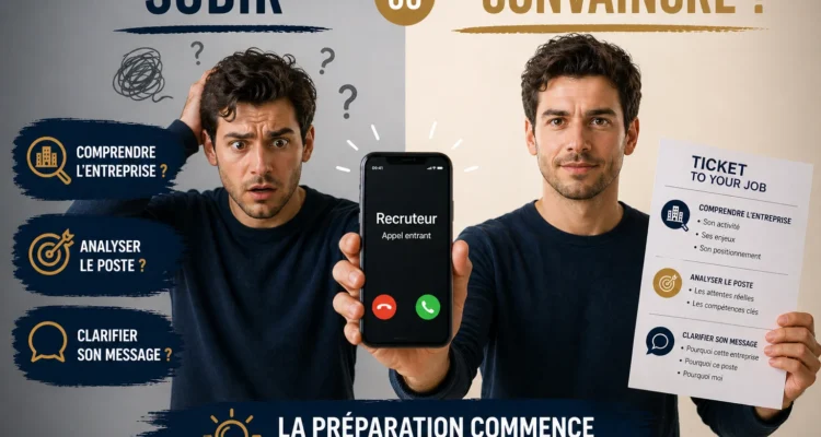 Subir ou convaincre ? Ta préparation commence avant l’envoi de ton CV.