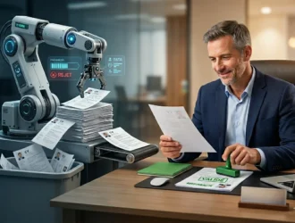 Recrutement : tri automatique des CV par un robot et validation humaine de la personnalité du candidat par un recruteur.